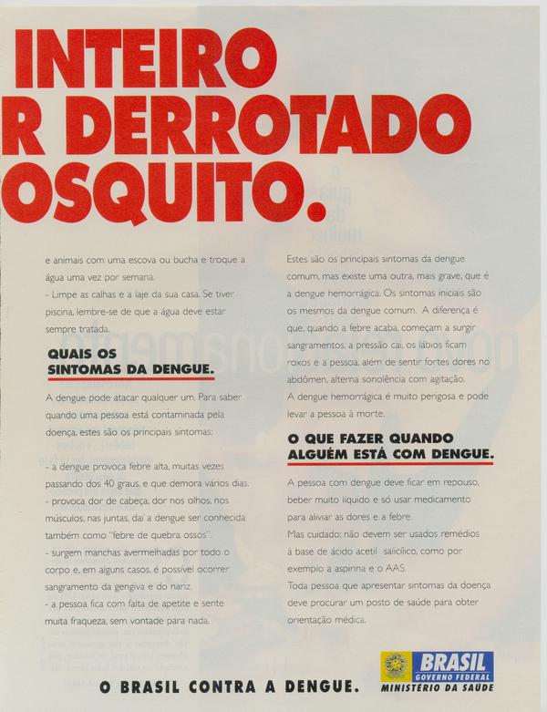 Campanha contra a dengue